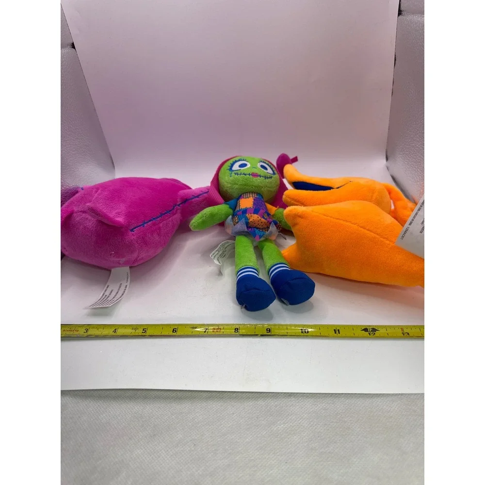 Disney Nightmare Before Christmas Plush Sally Oogie Boogie Zero Neon‎ Set 8in